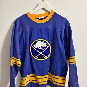 NHL Blue and Yellow Buffalo Hockey Pullover for Kids